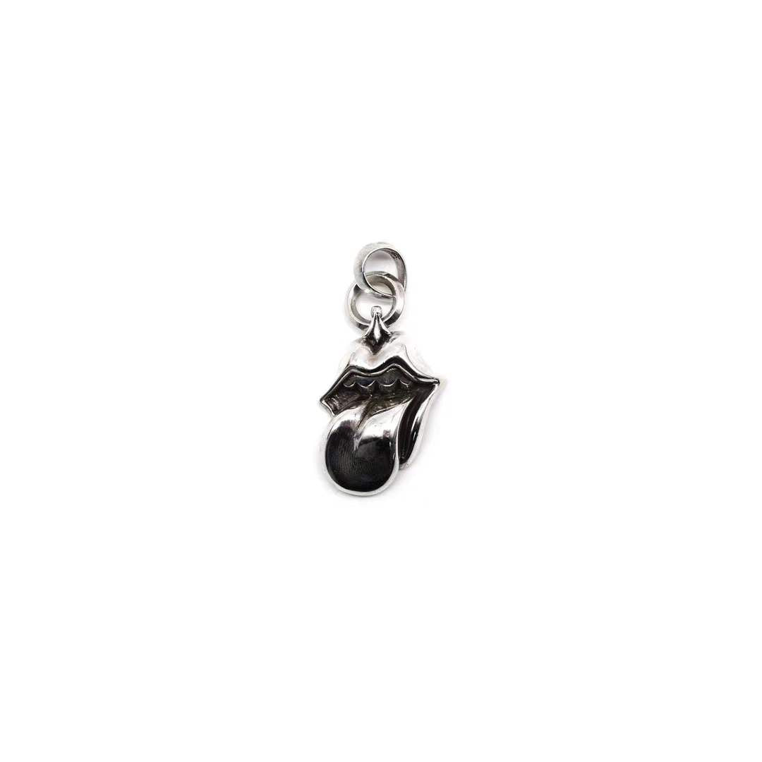 Chrome Hearts rolling stones ペンダントトップ Chrome Hearts 925 Silver Rolling Stones Tongue Pendant - SRM