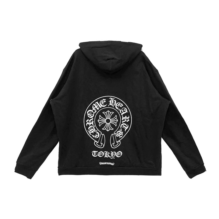 Chrome Hearts Tokyo Exclusive Horseshoe Zip Up Hoodie