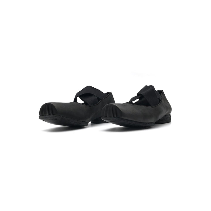 UMA WANG Square Toe Cross Strap Ballerina
