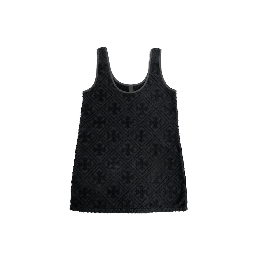 Chrome Hearts Terry Cloth Plus Monogram Black Tank Top