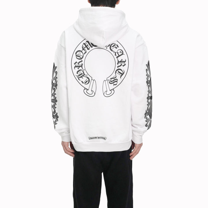 Chrome Hearts バックホースシュー フローラルスリーブ ジップパーカー
