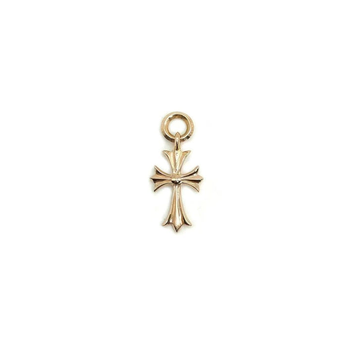 Chrome Hearts 22K Gold Cross Necklace Charm - SHENGLI ROAD MARKET