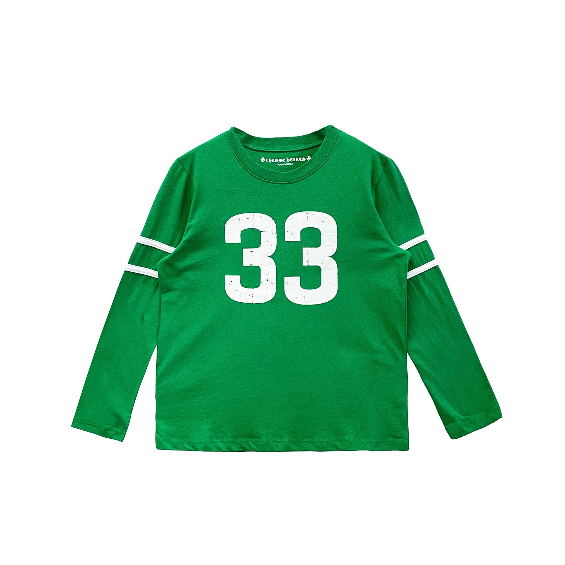 Chrome Hearts 33 Horseshoe Logo Long Sleeves Tee - SRM – SHENGLI