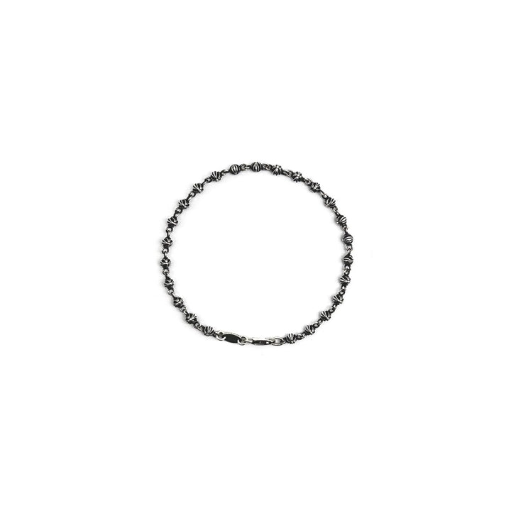 Chrome Hearts 925 Silver Cross Ball Bracelet - SHENGLI ROAD MARKET