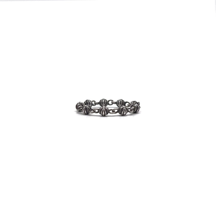Chrome Hearts 925 Silver Cross Ball Ring - SHENGLI ROAD MARKET