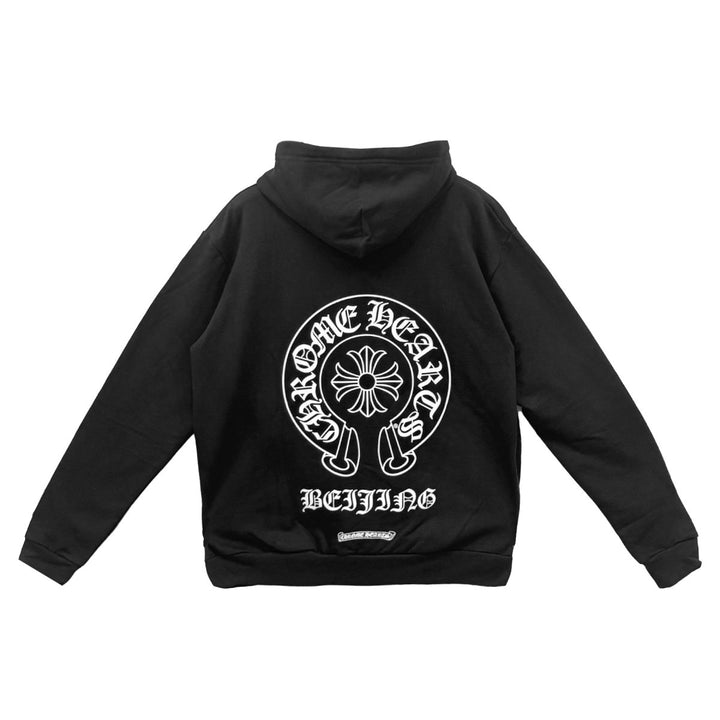 Chrome Hearts Beijing Exclusive Horseshoe Zip Up Hoodie - SHENGLI ROAD MARKET