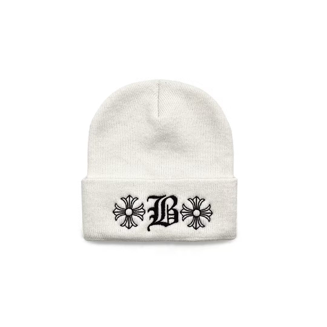 Chrome Hearts Cross Beanie cheapest White