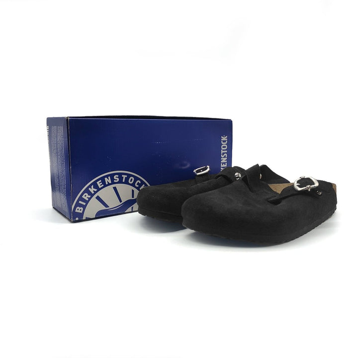 Chrome Hearts Birkenstock Boston Gunslinger Suede Mules - SHENGLI ROAD MARKET
