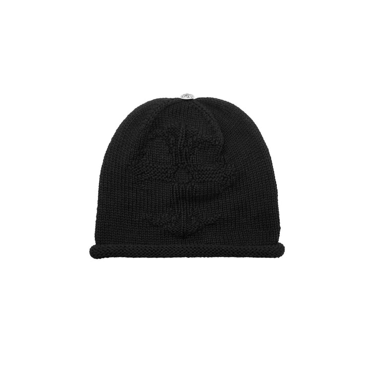 Chrome Hearts Black CH Cross Cashmere Beanie - SHENGLI ROAD MARKET