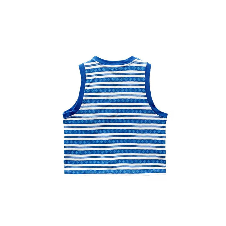 Chrome Hearts Blue Limited Stripe Tanktop - SHENGLI ROAD MARKET