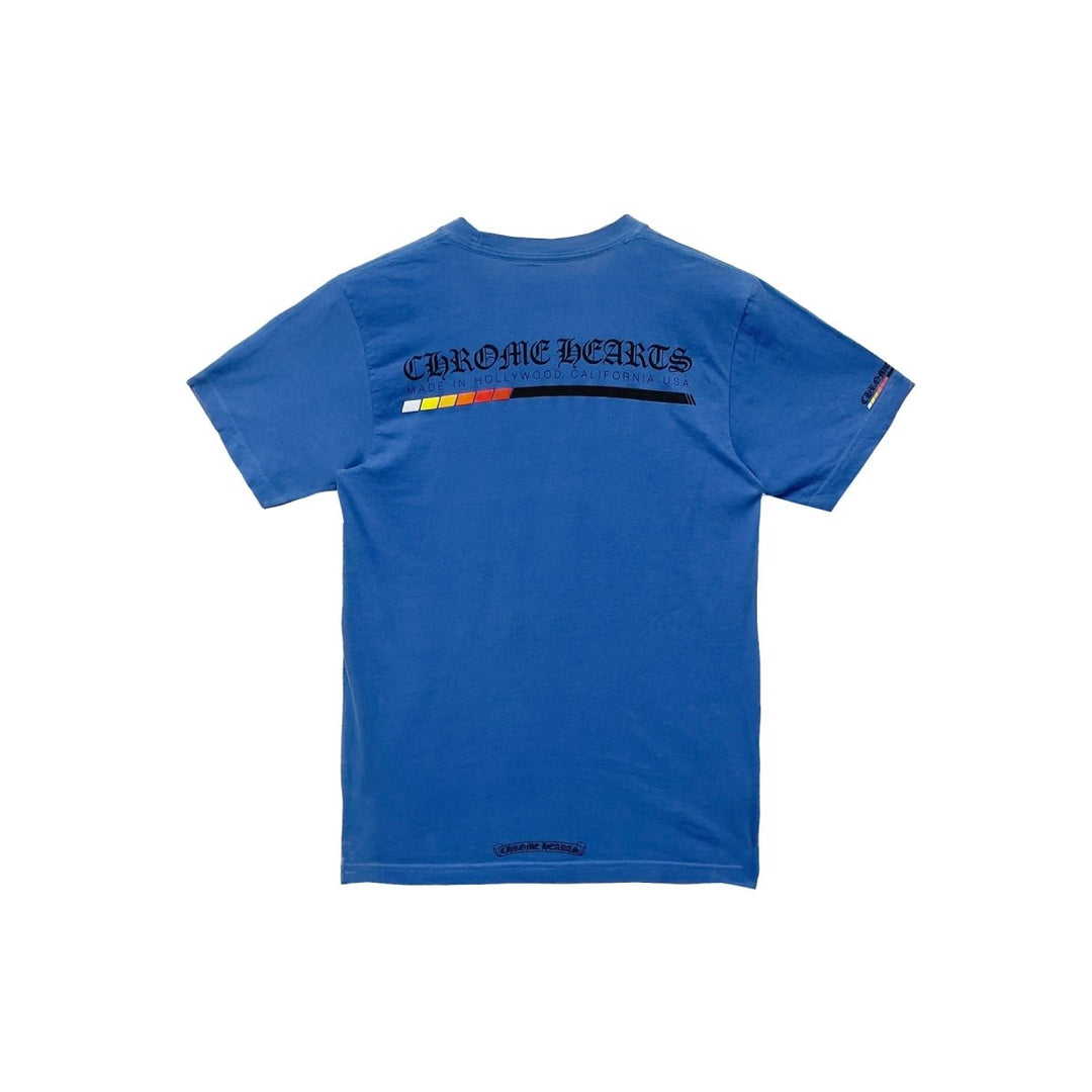 Chrome Hearts Blue Turbo Boost Short Sleeve Tee - SHENGLI ROAD MARKET