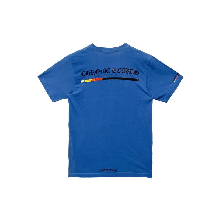 Chrome Hearts Blue Turbo Boost Short Sleeve Tee - SHENGLI ROAD MARKET