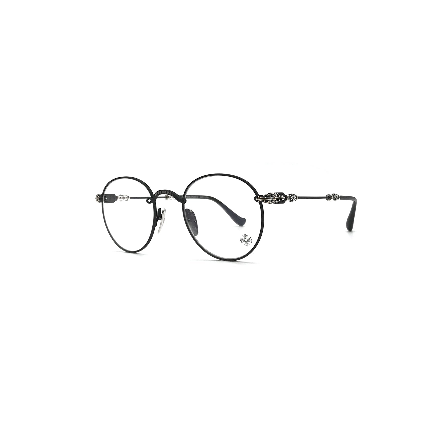 アクセサリー CHROME HEARTS BUBBA-A Chrome Hearts Bubba-A MBK-P Matte Black Glasses Frame - SRM