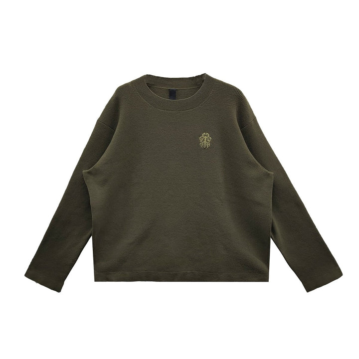 Chrome Hearts Cashmere Embroidered Dagger Sweater - SHENGLI ROAD MARKET