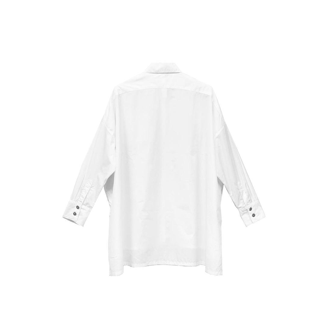 Chrome Hearts CH Embroidered White Shirt - SHENGLI ROAD MARKET