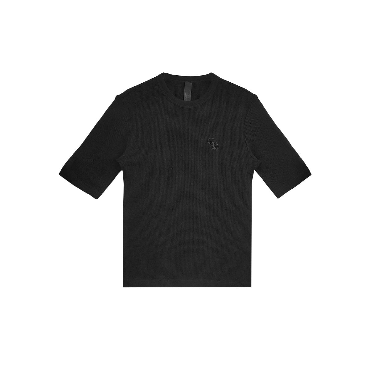 Chrome Hearts サーマルTシャツ thermal tee Chrome Hearts CH Letter Waffle Thermal Short Sleeve T-Shirt