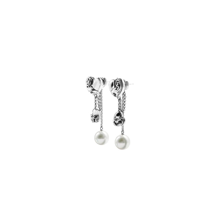 Chrome Hearts Courtesy of Mikimoto 18K White Gold Earring Drop - SHENGLI ROAD MARKET