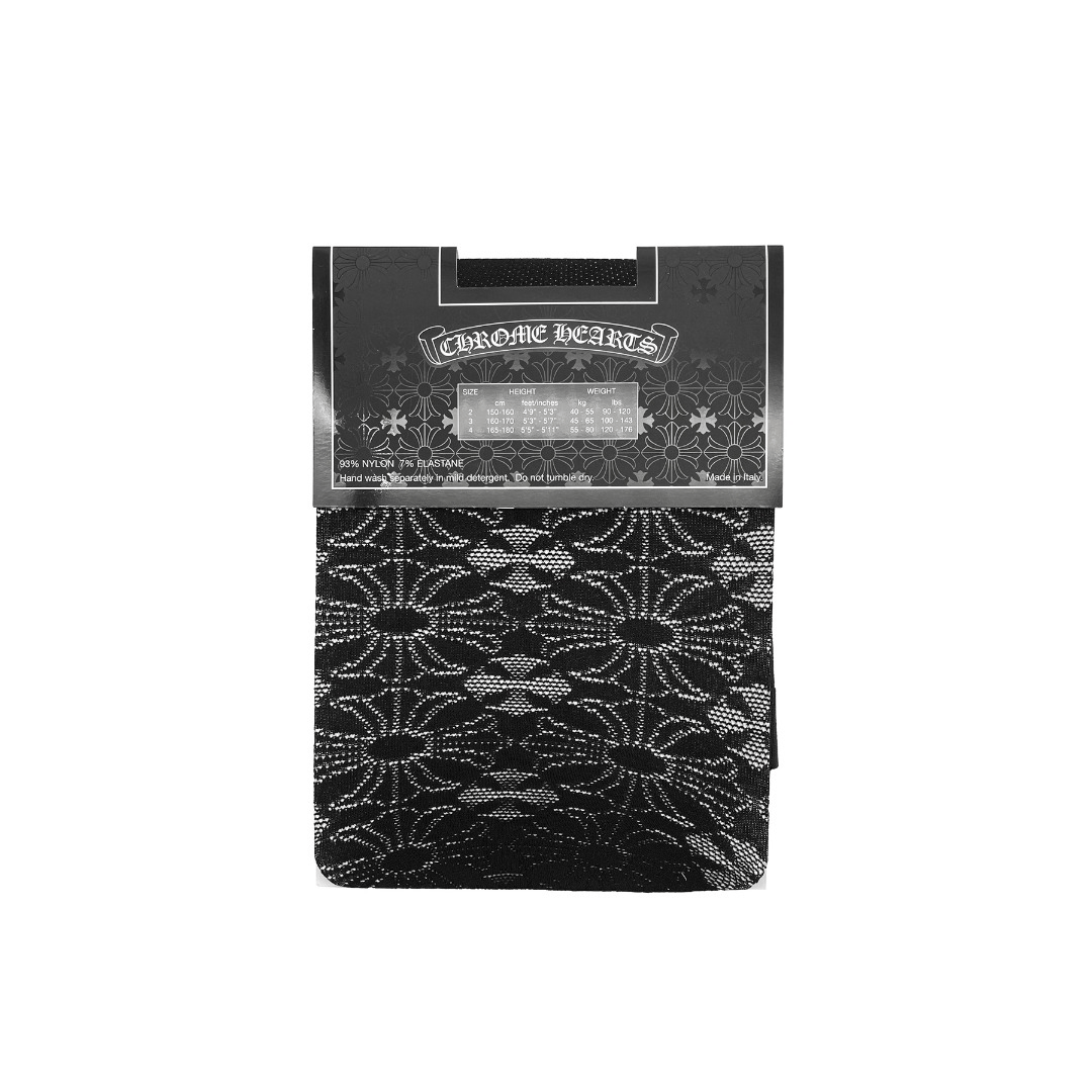 Chrome Hearts Cross Black Stocking Hosiery - SHENGLI ROAD MARKET