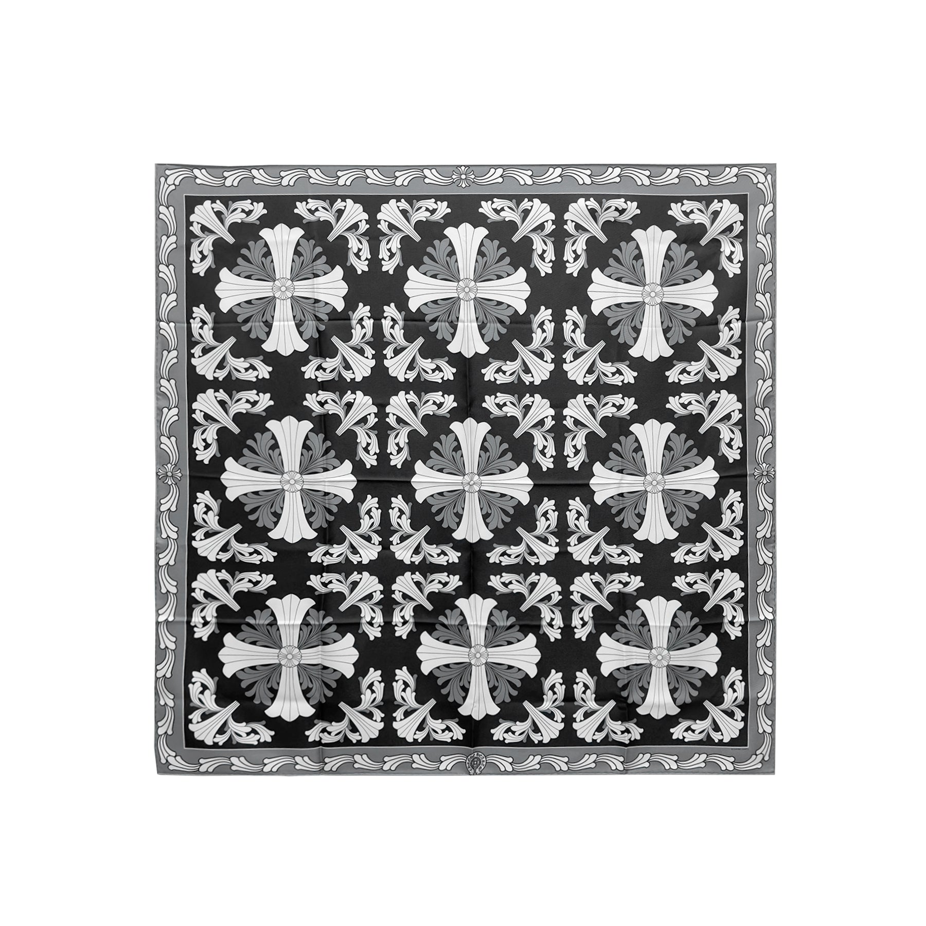 Chrome Hearts Cross Logo Slik Square Scarf - SRM – SHENGLI ROAD MARKET