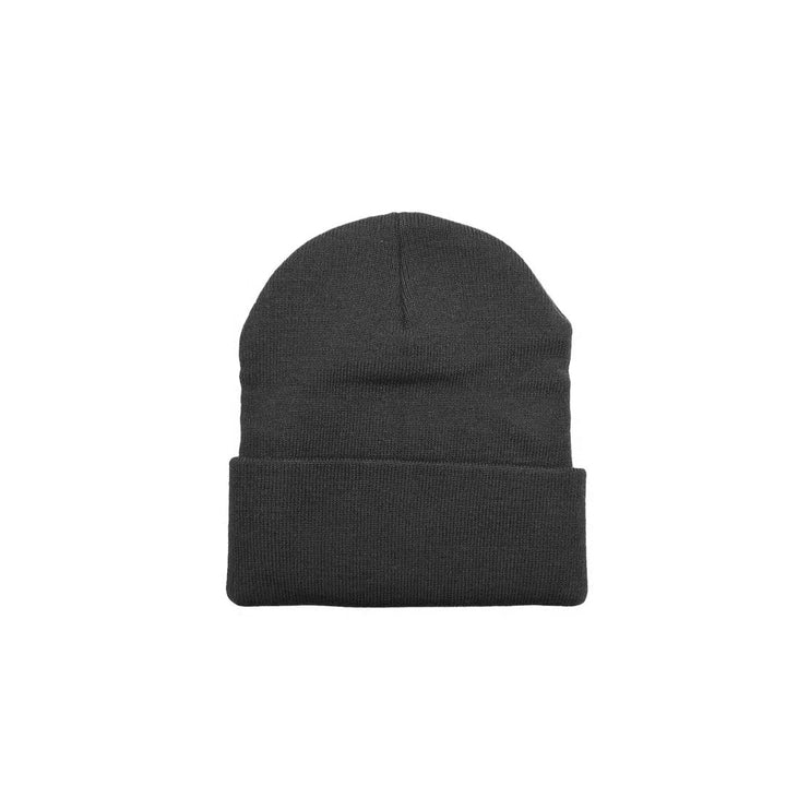 Chrome Hearts Cross Embroidered Black Beanie - SHENGLI ROAD MARKET