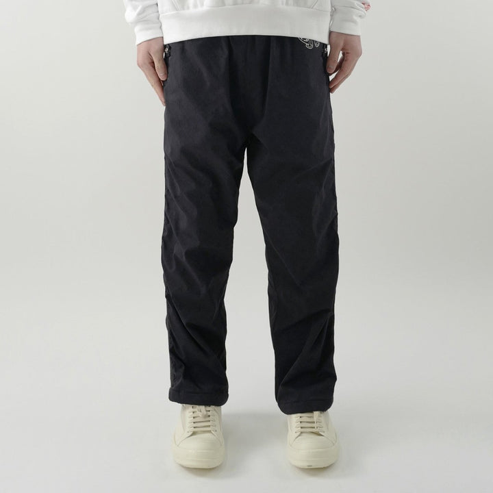 Chrome Hearts Cross Pattern Silver Buttons Horseshoe Logo Track Pants - SHENGLI ROAD MARKET