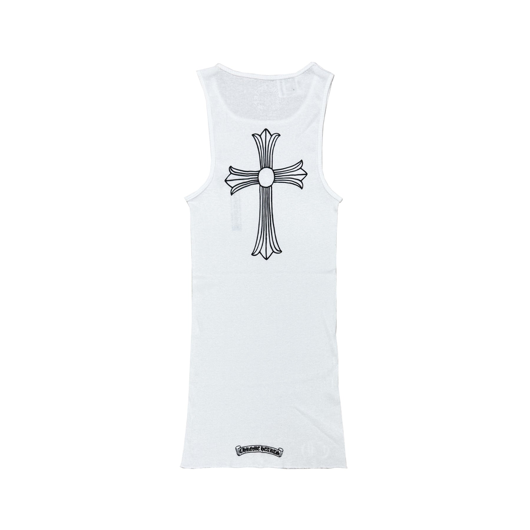 CHROME HEARTS タンクトップ ホワイト size S Chrome Hearts Cross T-Bar White Tank Top - SRM – SHENGLI ROAD MARKET