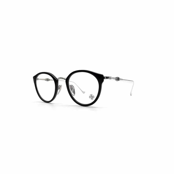 Chrome Hearts DIG BIG BK/SS Black&Silver Glasses Frame - SHENGLI ROAD MARKET