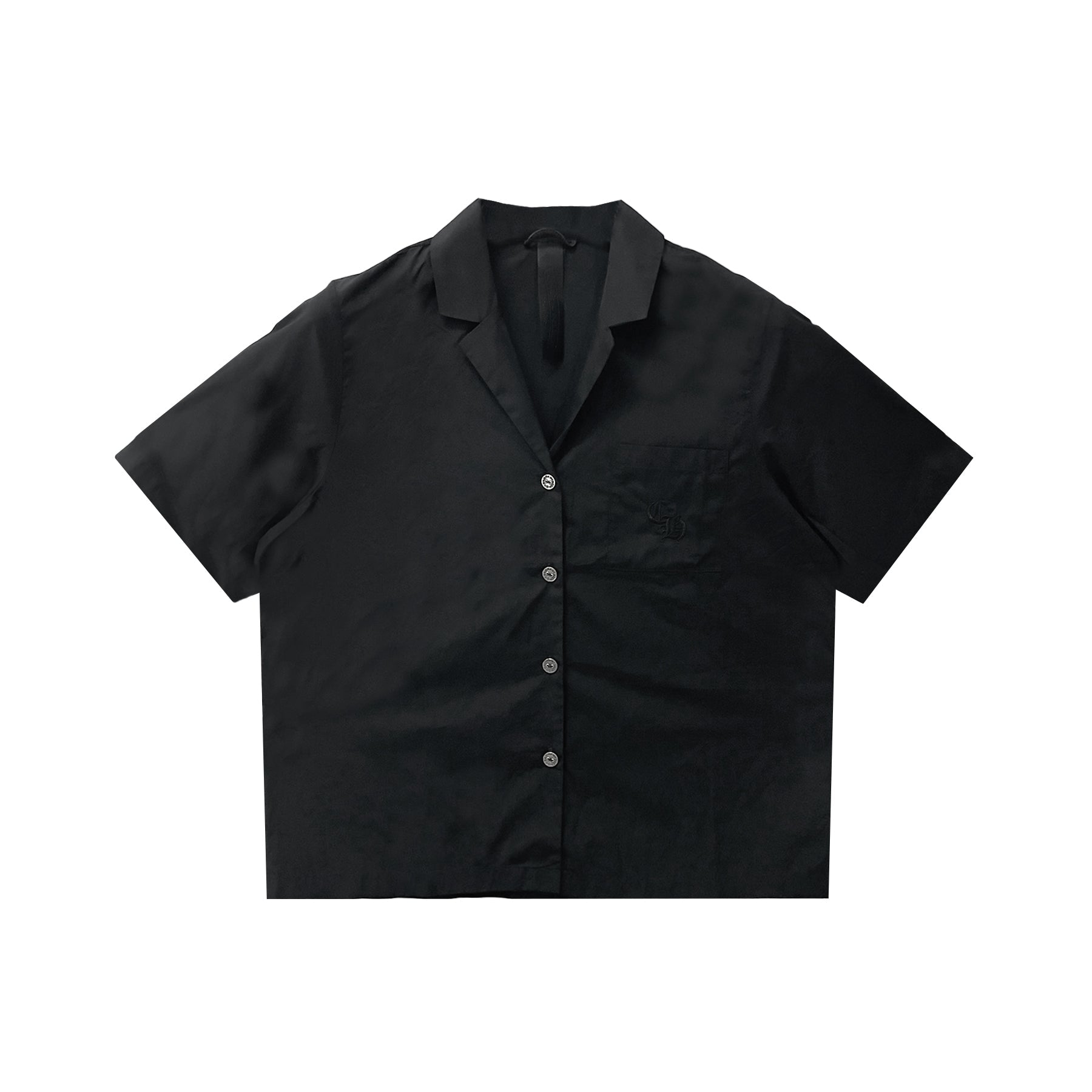 chrome hearts dress shirt Embroidered CH Black Short Sleeve Black Long Sleeve Jersey 100% SilkMeasurements color email 4.3.24 Color:Silver Stripe