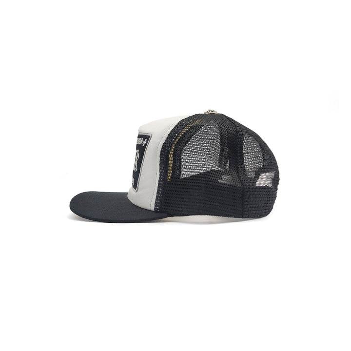 Chrome Hearts Embroidered FU Black & White Baseball Cap - SHENGLI ROAD MARKET