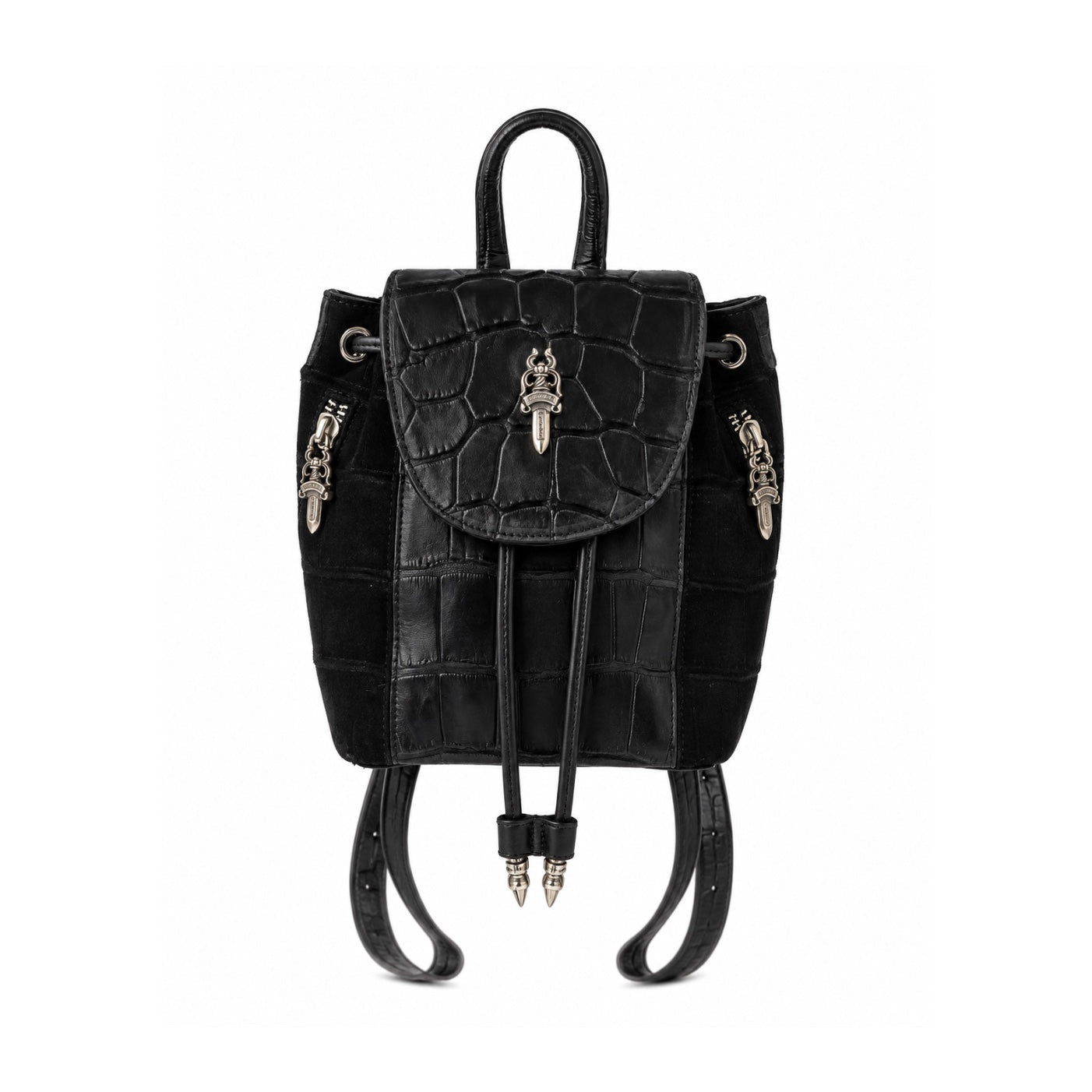 chrome hearts mini backpack Leather Justin Reed Chrome Hearts Backpacks Savonches