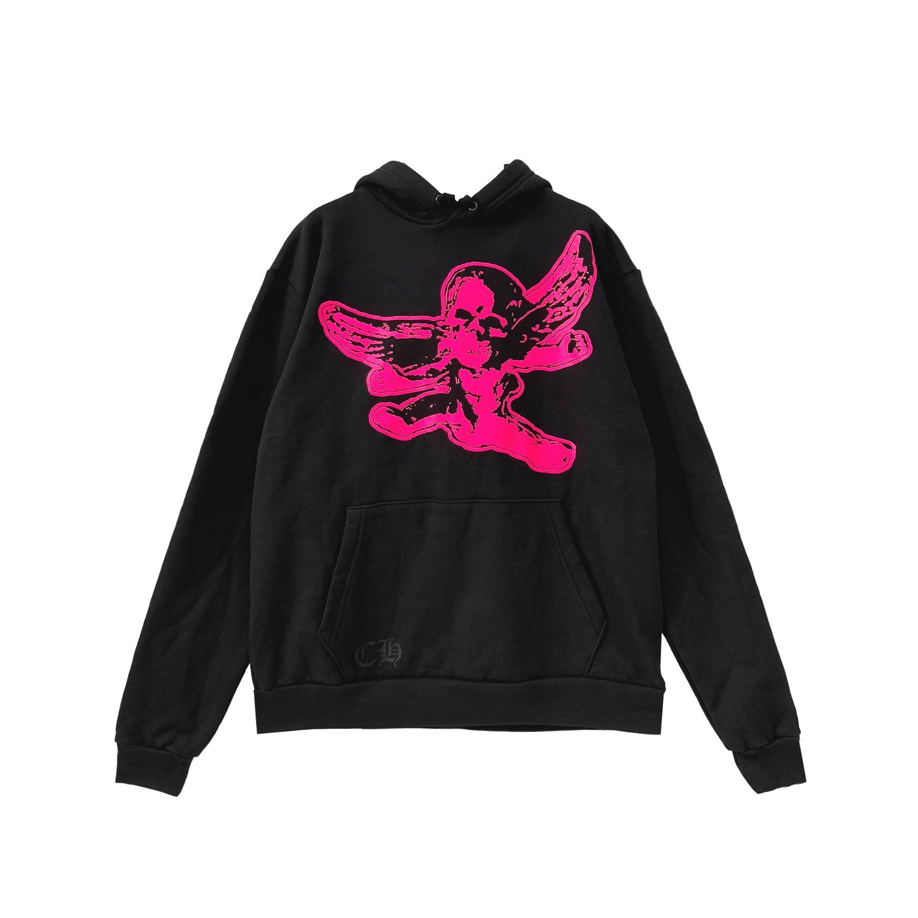 Chrome Hearts Foti Miss Lerlene Black&Pink Pullover Hoodie - SRM