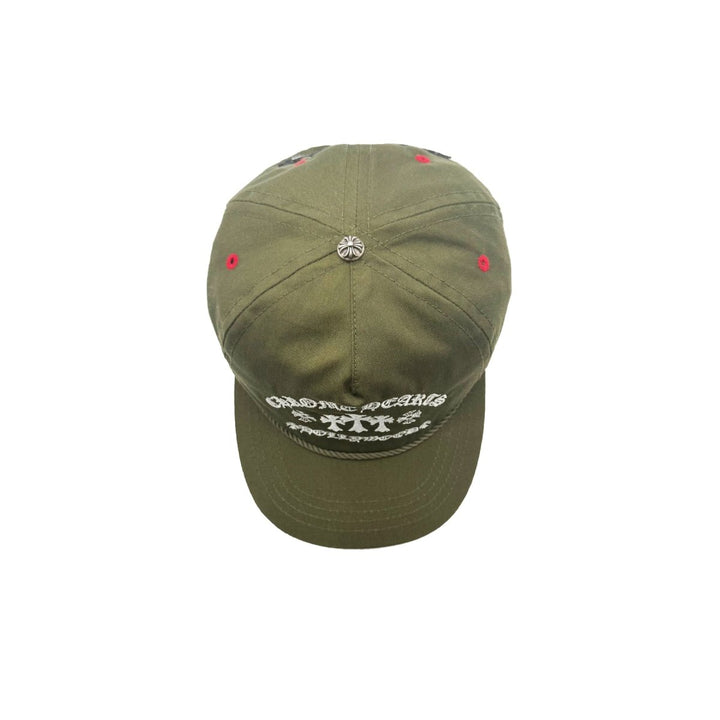 Chrome Hearts Gas Station Cemetery Cross Olive Cap - SHENGLI ROAD MARKET