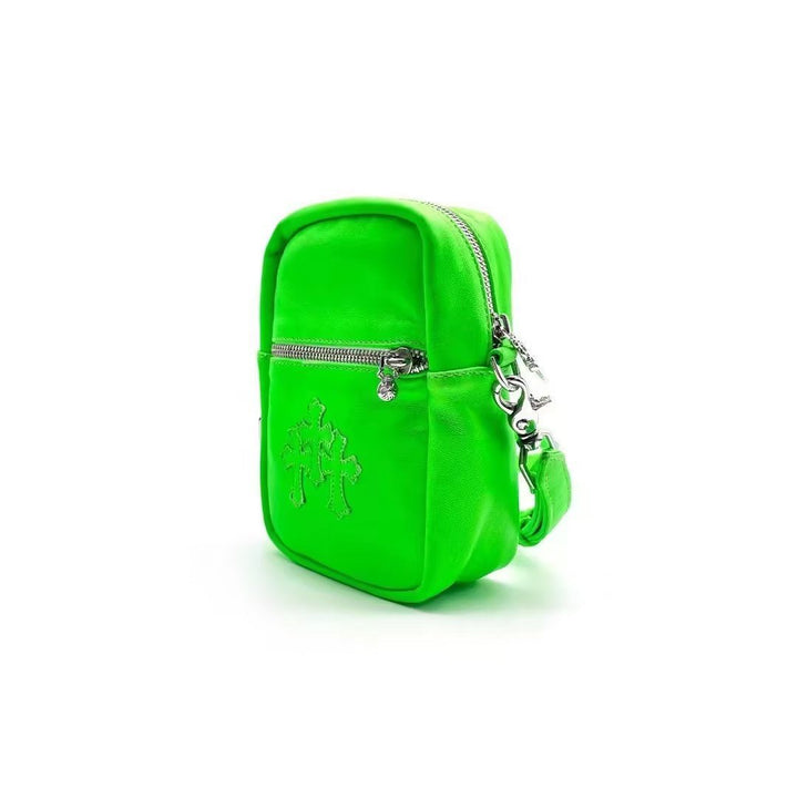 Chrome Hearts Green Triple Cross Taka Crossbody bag - SHENGLI ROAD MARKET