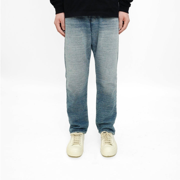 Chrome Hearts Heavy Knit Light Wash Denim Sweat Pants - SHENGLI ROAD MARKET