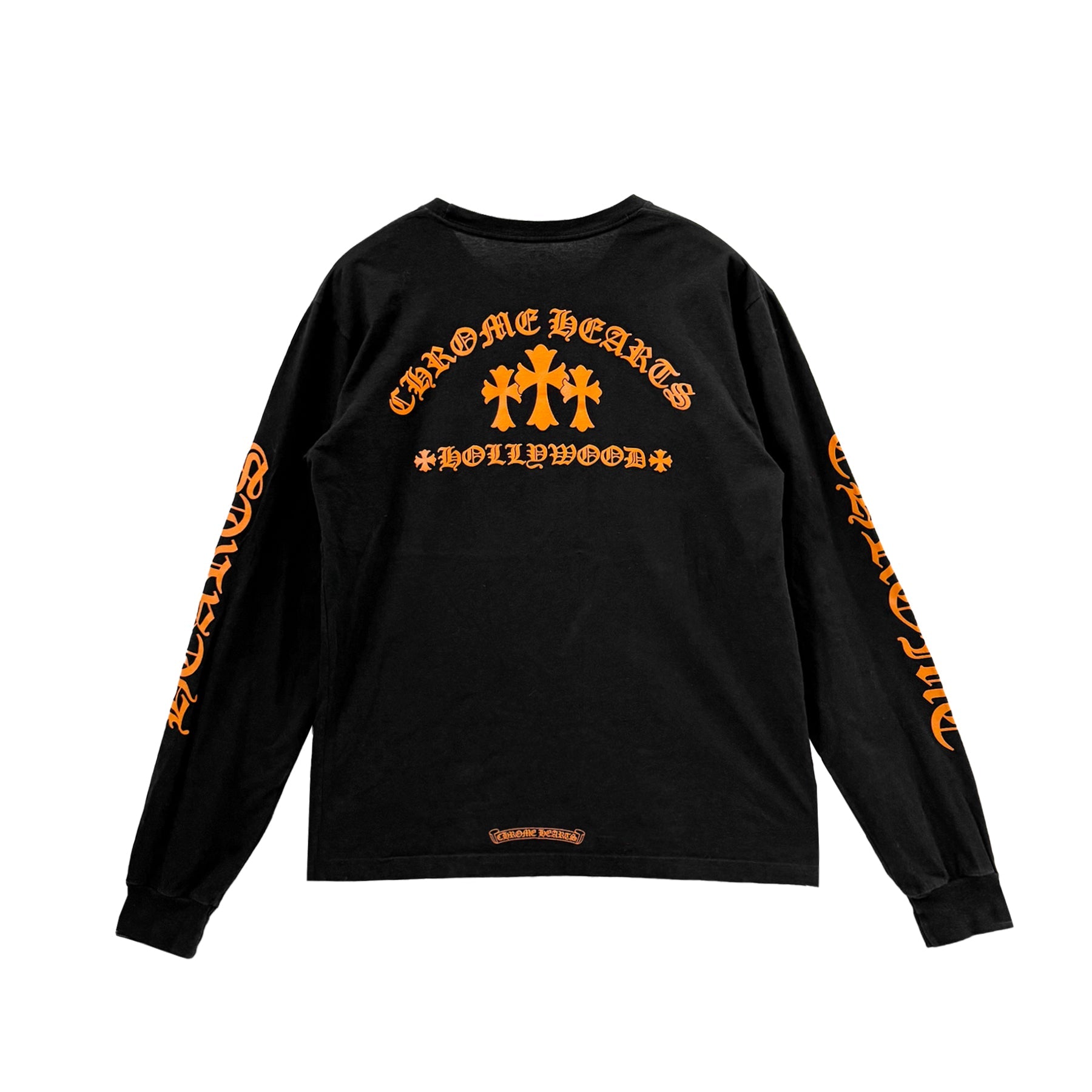 Chrome Hearts Hollywood Triple Cross Long Sleeve T-Shirt Tee - SRM
