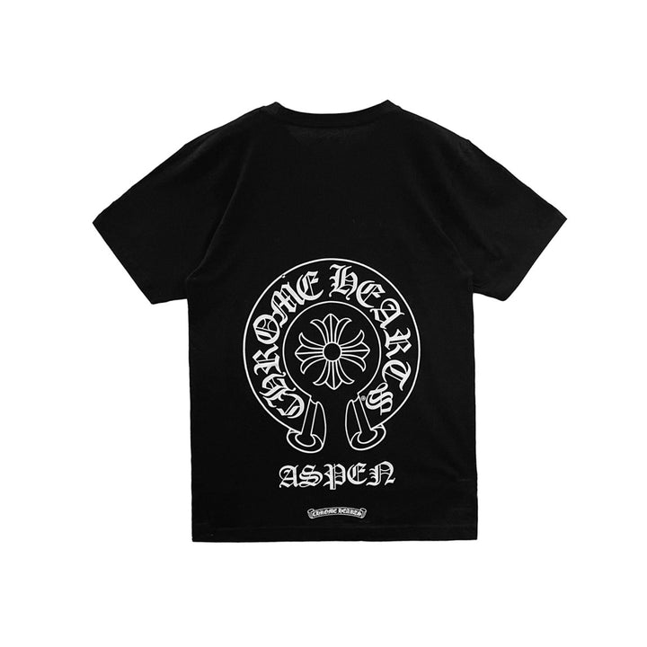 Chrome Hearts Las Aspen Exclusive Horseshoe Short Sleeve Tee - SHENGLI ROAD MARKET