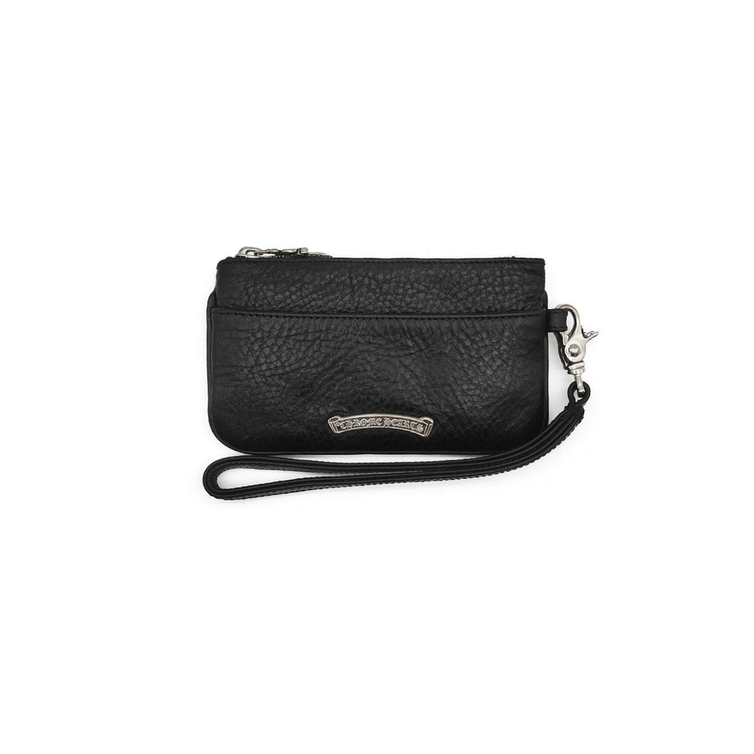 Chrome Hearts Leather Cross Patch Zip Wallet - SHENGLI ROAD MARKET