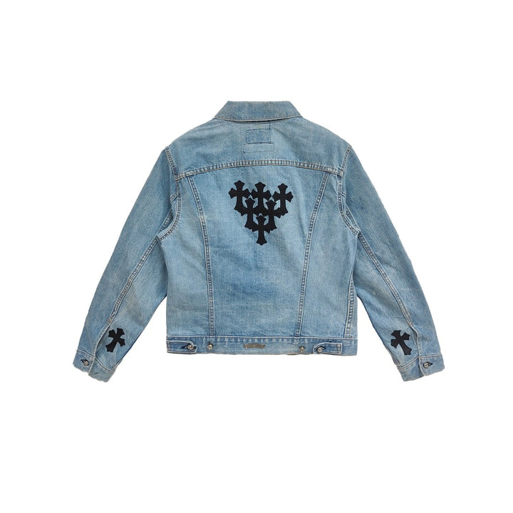 Chrome Hearts Levi's Cross Patch Denim Jacket - SHENGLI ROAD MARKET