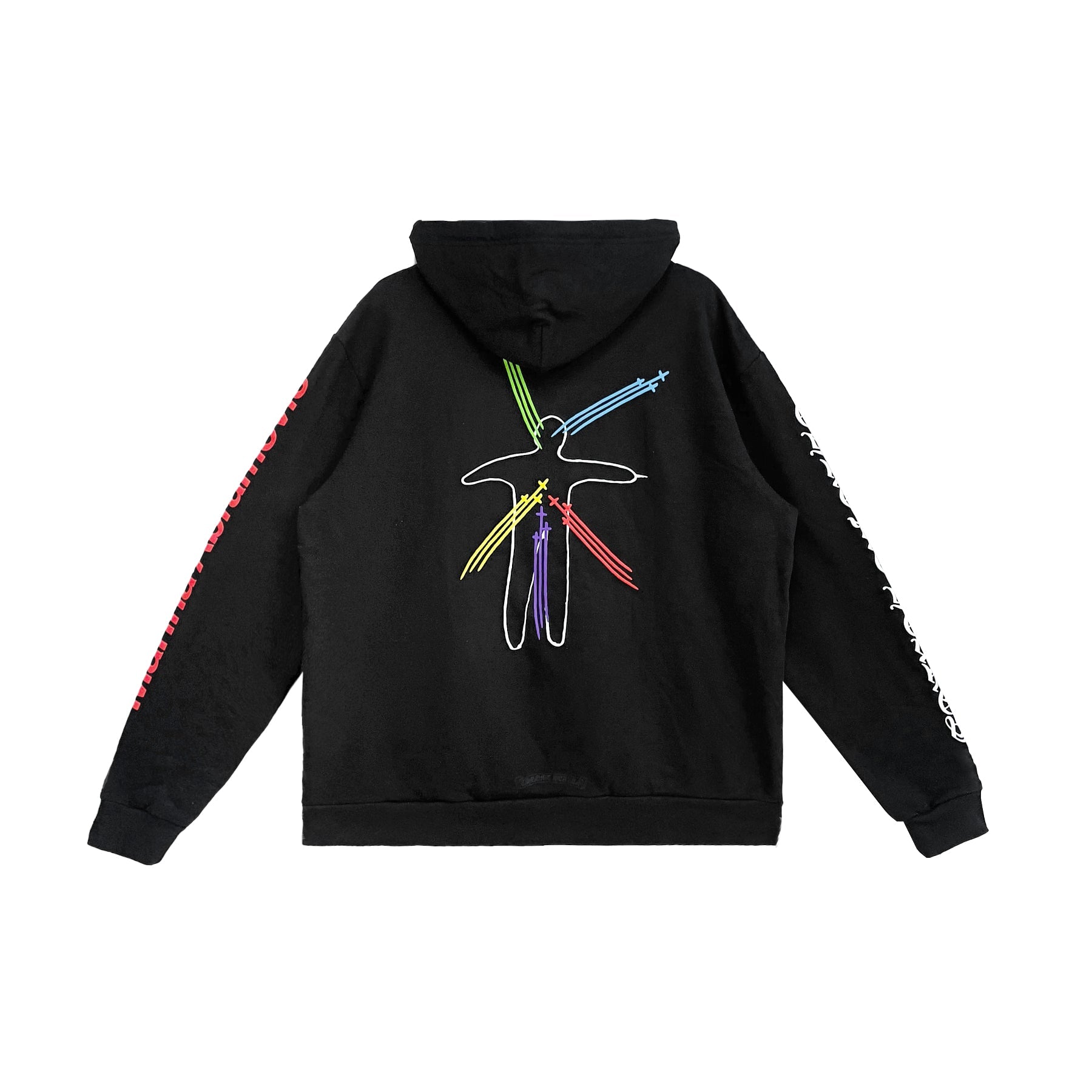 CHROME HEARTS クロムハーツ パーカー Chrome Hearts × Marina Abramovic Chrome Hearts Marina Abramovic Graphic Print Black Pullover Hoodie