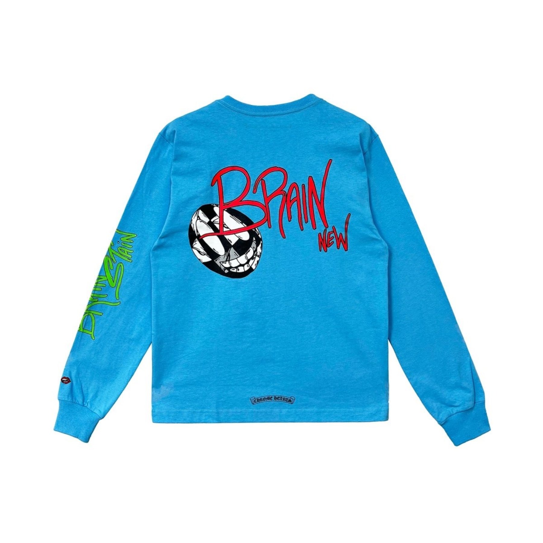 クロムハーツ マティ ボーイ ブリュー ミー ブルー Tシャツ-SHENGLI