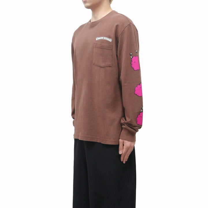 Chrome Hearts Matty Boy Brown Long Sleeve T-Shirt Tee - SHENGLI ROAD MARKET