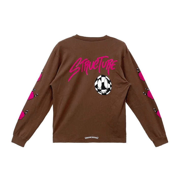 Chrome Hearts Matty Boy Brown Long Sleeve T-Shirt Tee - SHENGLI ROAD MARKET