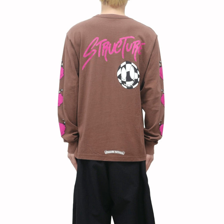 Chrome Hearts Matty Boy Brown Long Sleeve T-Shirt Tee - SHENGLI ROAD MARKET