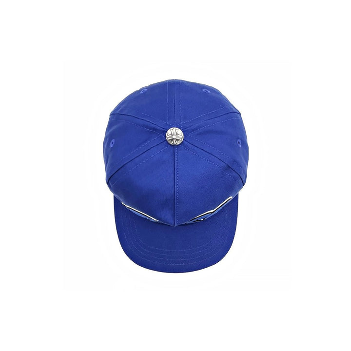 Chrome Hearts Matty Boy Space Leather Patch Blue Cap - SHENGLI ROAD MARKET