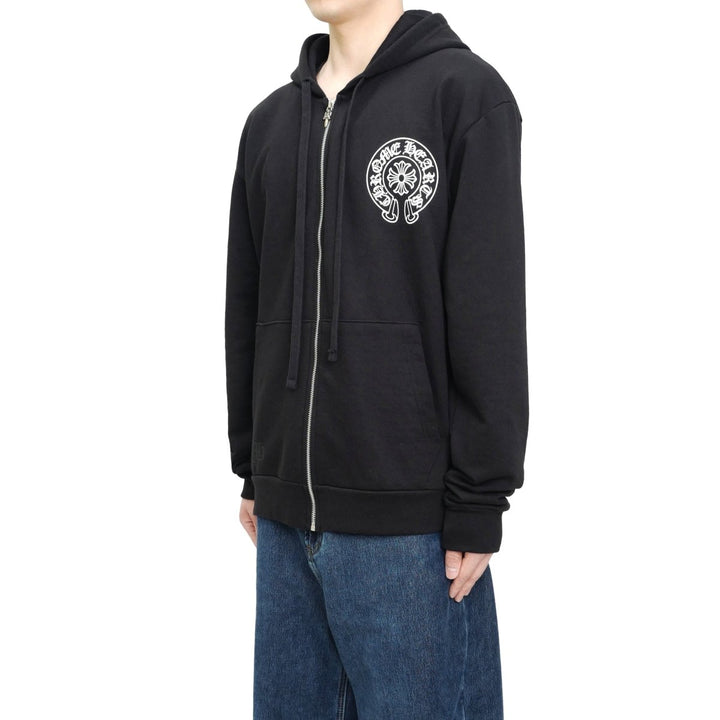 Chrome Hearts Miami Exclusive Horseshoe Logo Zip Up Hoodie - SHENGLI ROAD MARKET