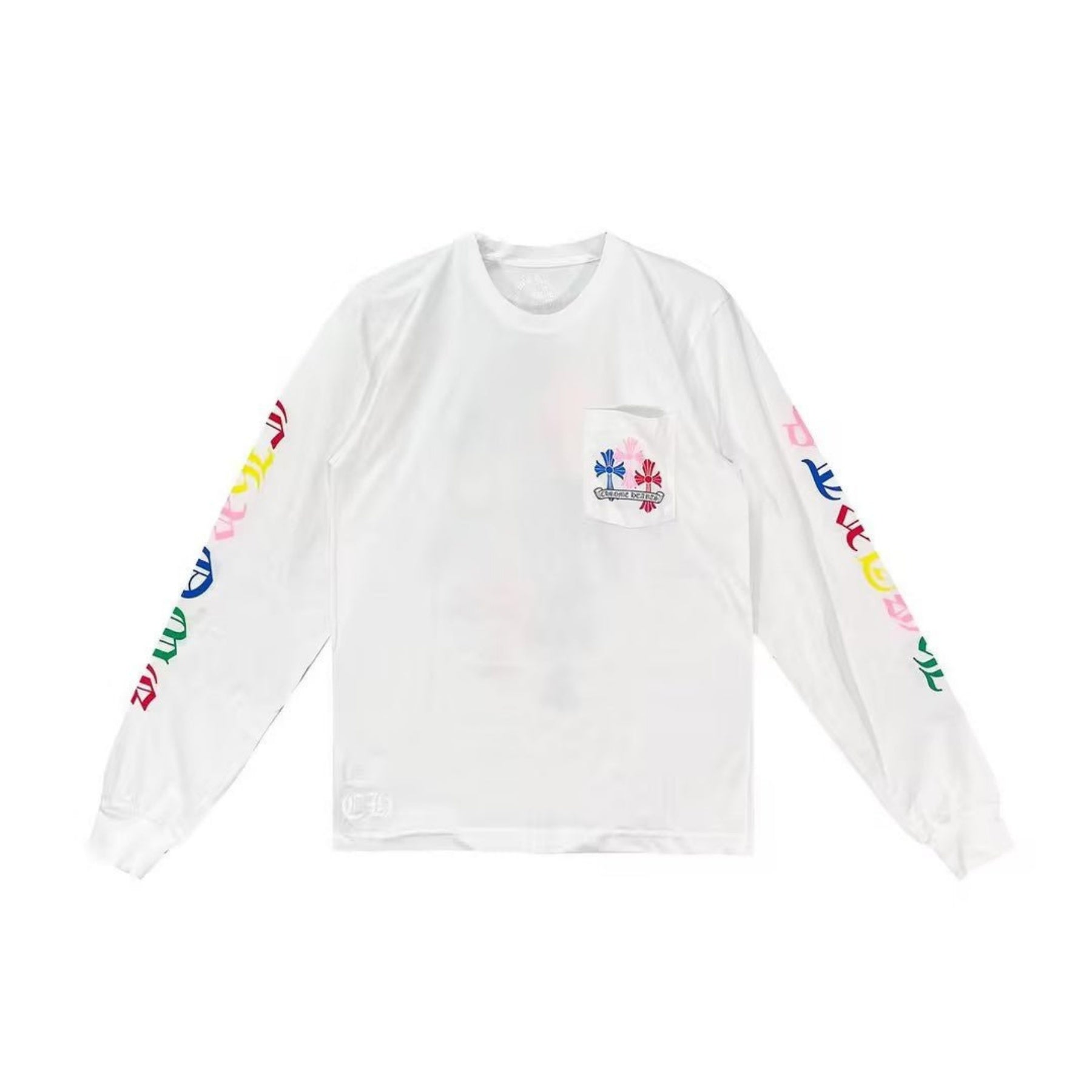 Chrome Hearts Multi Color Cross Long Sleeve T-shirt - SRM