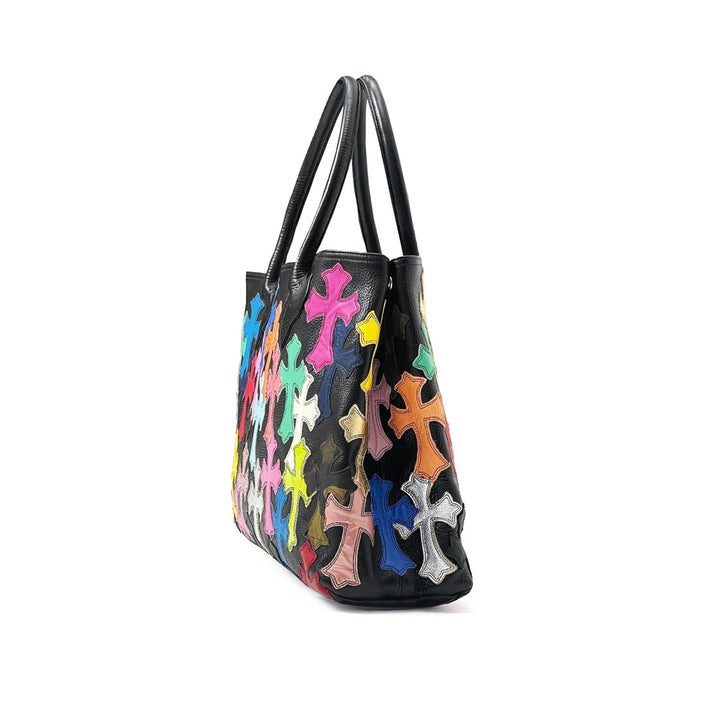 Chrome Hearts Multi Cross Leather Patch Tote Bag - SHENGLI ROAD MARKET