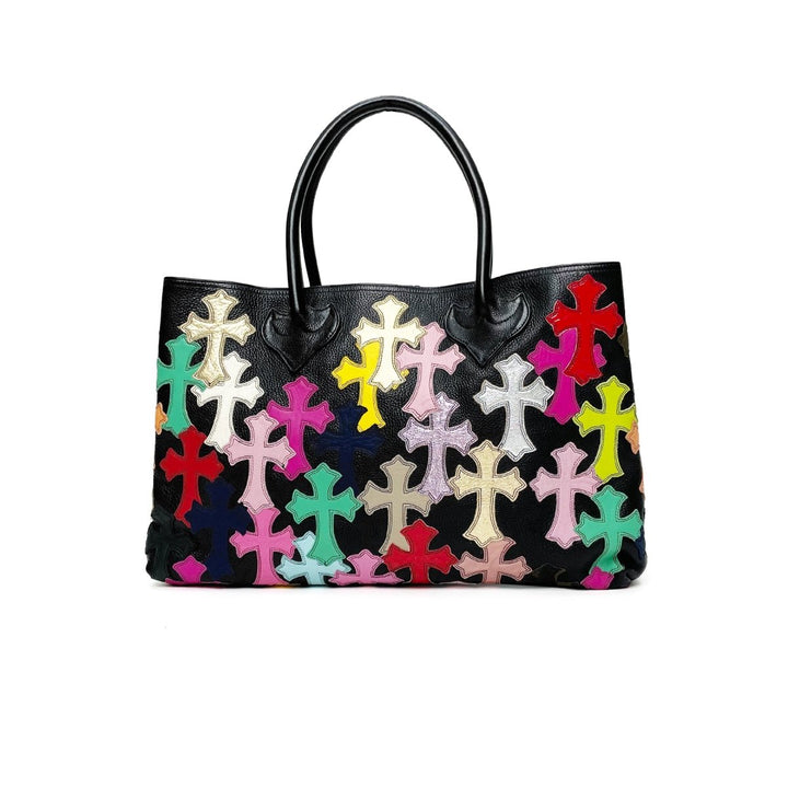 Chrome Hearts Multi Cross Leather Patch Tote Bag - SHENGLI ROAD MARKET