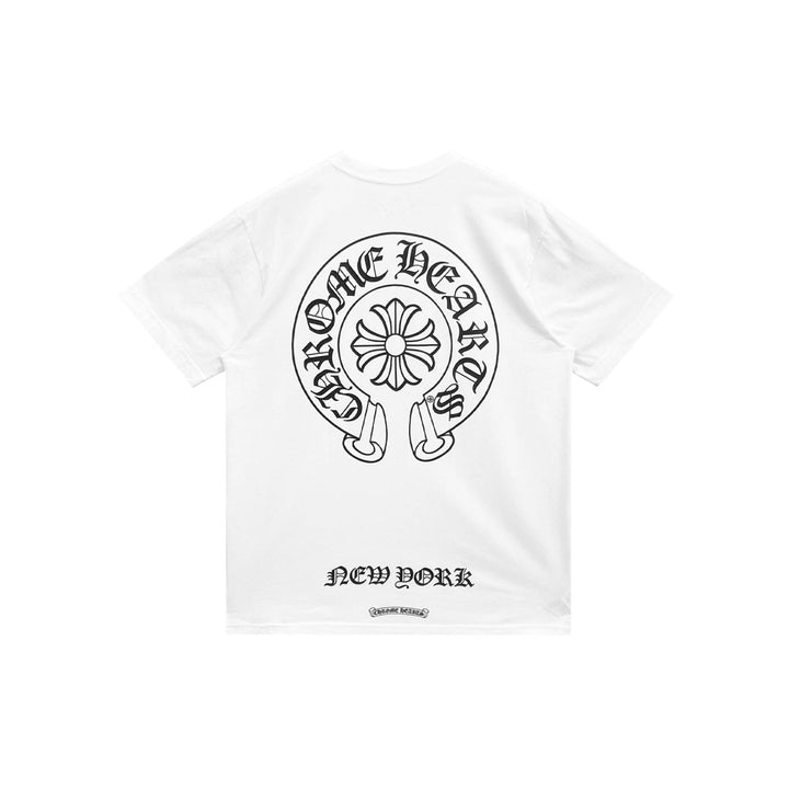 Chrome Hearts New York Exclusive Horseshoe Short Sleeve T-shirt Tee - SHENGLI ROAD MARKET