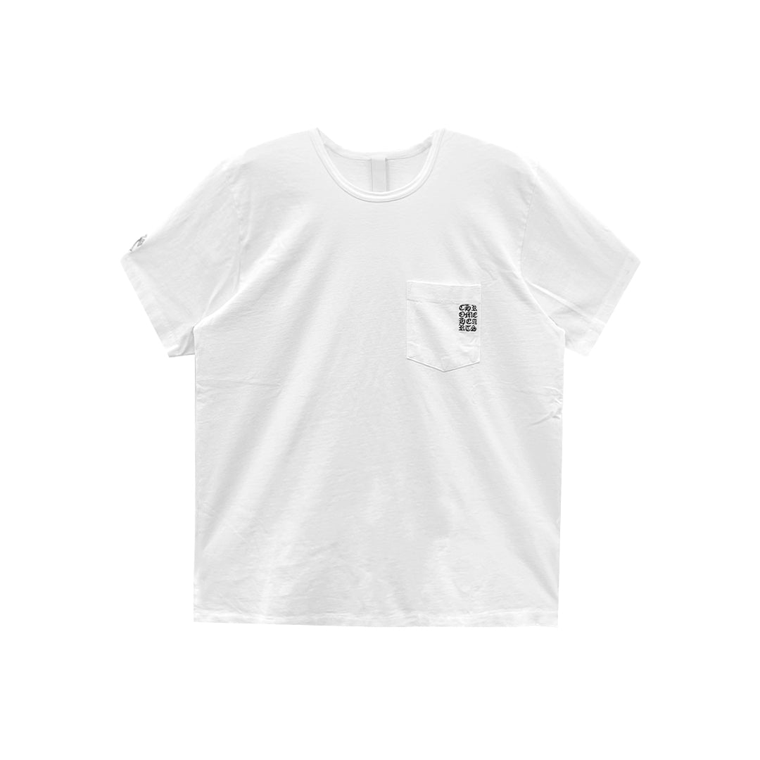 Chrome Hearts Whtie GRP Pocket Short Sleeve Tee - SRM